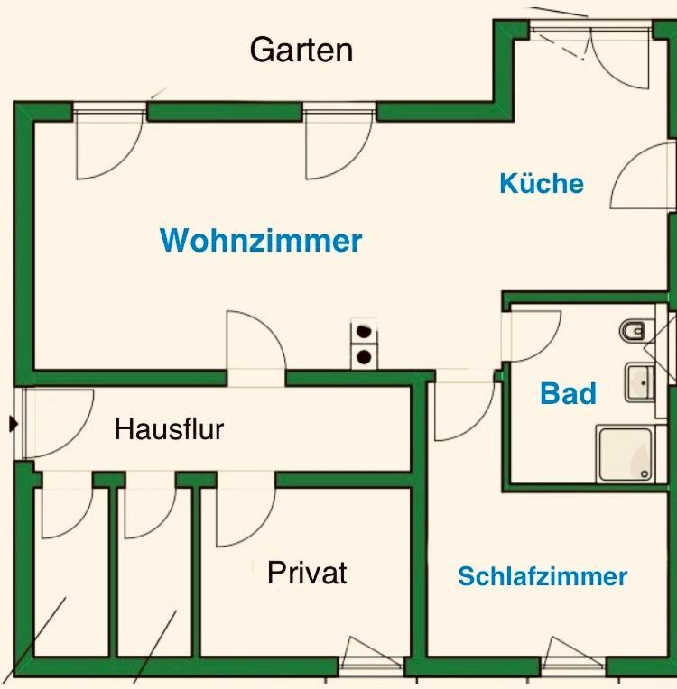 Ferienwohnung Green Garden Berlín Exterior foto